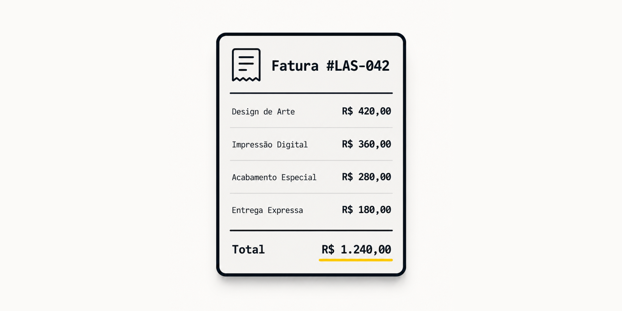Faturamento em até 5×